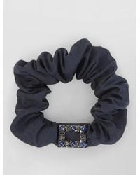 Roger Vivier - Crystal Embellished Scrunchie - Lyst