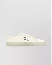 Saint Laurent - Mens Sl06 Signature Low Top Sneakers - Lyst