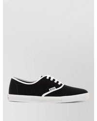 Prada - Canvas Low Profile Sneakers Rubber Sole - Lyst