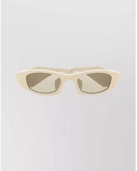 Prada - Cat Eye Chalk Acetate Sunglasses With Tinted Lenses - Lyst