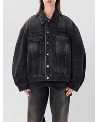 Haikure - Denim Jacket Zip Front Side Zippers - Lyst