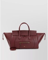 Celine - Leather Medium Tote Bag - Lyst