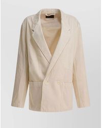 Lemaire - Cotton Workwear Blazer - Lyst