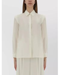 Max Mara - Silk Regular-Fit Shirt - Lyst
