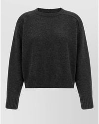 Loulou de Saison - Cashmere-Blend Ribbed Crew-Neck Sweater - Lyst