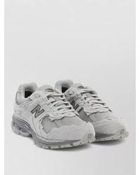 New Balance - Suede Leather Low-Top Sneakers - Lyst