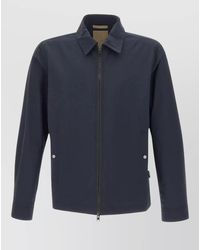 Woolrich - City Timber Jacket Collared Buttoned Cuffs Pockets - Lyst