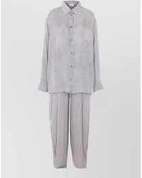 ANDAMANE - Viscose Long-Sleeve Shirt - Lyst