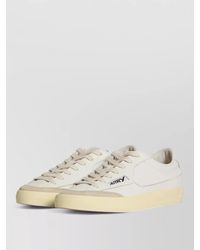 Autry - Windscape Low Top Canvas Leather Sneakers - Lyst