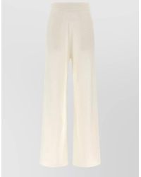 Max Mara - Cashmere Knit Lounge Pants Straight Leg - Lyst