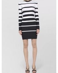 Moschino - Virgin Wool Mini Dress - Lyst