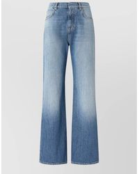 Pinko - Cotton Wide-Leg Jeans - Lyst