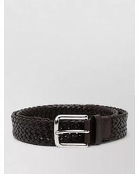 Church's - Leather Belt Woven Design Casual Style - Lyst
