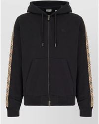 Burberry - Hooded Jacket Side Pockets Ribbed Hem - Lyst