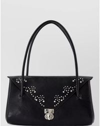 Marni - Na Calf Leather Studded Shoulder Bag - Lyst