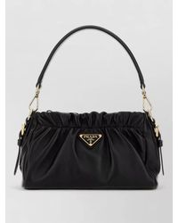 Prada - Nappa Leather Shoulder Bag Tone Hardware - Lyst