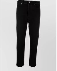 Bottega Veneta - Denim Trousers Button Detail Pockets Belt Loops - Lyst