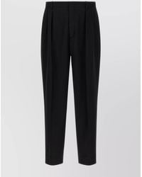 Cellar Door - 'Lucio' Pleated Front Trousers With Belt Loops - Lyst