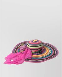 Dolce & Gabbana - Wide Brim Straw Sun Hat - Lyst