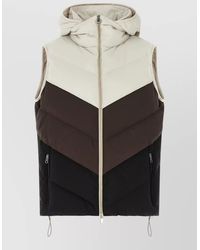 Kiton - Quilted Padded Hooded Vest - Lyst