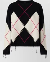 Pinko - Wool Cashmere Crewneck Sweater - Lyst