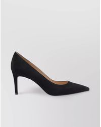 Stuart Weitzman - Pointed Toe Stiletto Heel Suede Pumps - Lyst