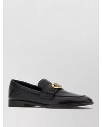 Burberry - Leather Loafers Tone Emblem Slip On - Lyst