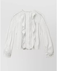 Isabel Marant - Cubraly Ruffled Shirt - Lyst