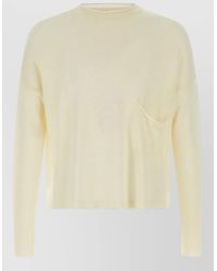 Ma'ry'ya - Virgin Wool Crew-Neck Long-Sleeve Jumper - Lyst