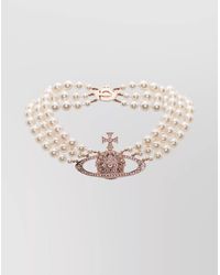 Vivienne Westwood - Beaded Crystal Layered Multi-Strand Necklaces - Lyst