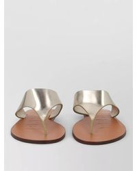 Manebí - Leather Thong Sandals Open Toe Flat - Lyst