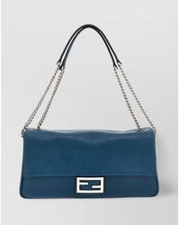 Fendi - Large Rectangular Chain Strap Shoulder Bag - Lyst