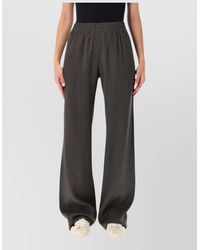 Golden Goose - Viscose Wide-Leg Lounge Trousers - Lyst