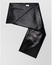 Courreges - Vinyl Asymmetric Mini Skirt - Lyst