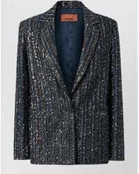 Missoni - Striped Sequin Bomber Jacket - Lyst