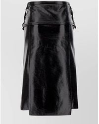 Courreges - Vinyl High-Rise Mini Skirt - Lyst