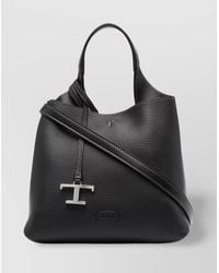 Tod's - T Timeless Mini Leather Tote Bag - Lyst
