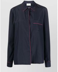 P.A.R.O.S.H. - Seam-Detail Button-Up Shirt - Lyst