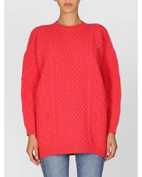 Stella McCartney - Ribbed Wool Crew Neck Jumper - Lyst