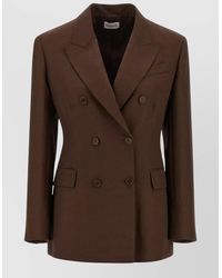 P.A.R.O.S.H. - Raisa Tailored Blazer Back Vent Design - Lyst