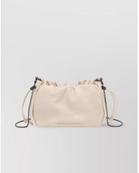 Brunello Cucinelli - Soft Leather Bucket Bag With Chain Strap - Lyst