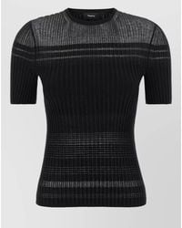 Theory - Sheer Stripe T.Compa - Lyst