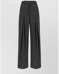 Dolce & Gabbana - Dolce & Gabbana Striped Wool Pants - Lyst
