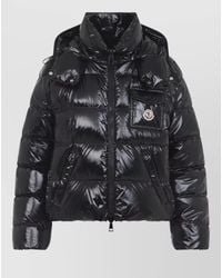 Moncler - Down Hooded Short Puffer Jacket - Lyst
