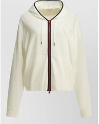 Brunello Cucinelli - Zip Hoodie Sweatshirt Logo Detail - Lyst