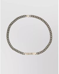 MM6 by Maison Margiela - Brass Chain Necklace - Lyst