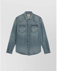 Polo Ralph Lauren - Denim Shirt With Chest Pockets And Long Sleeves - Lyst