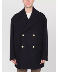 Palm Angels - Double Breasted Coat - Lyst