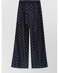 Tory Burch - Relaxed Wide Leg Trousers Pattern - Lyst