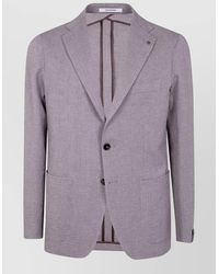 Tagliatore - Montecarlo Single Breasted Notch Lapel Jacket - Lyst